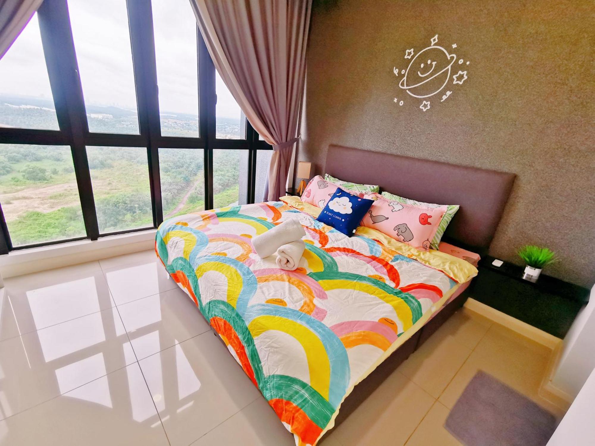 Legoland 3Min Lakeview Happyrainbowsuite 7Pax 2R2B Nusajaya  Exterior foto
